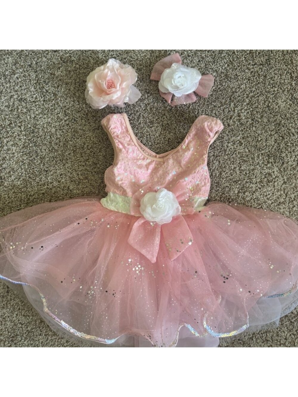 Here Comes The Sun Weissman Dress XSC Child Toddler Pink